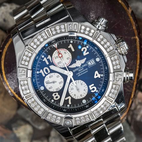 breitling diamond watch|diamond breitling watches for men.